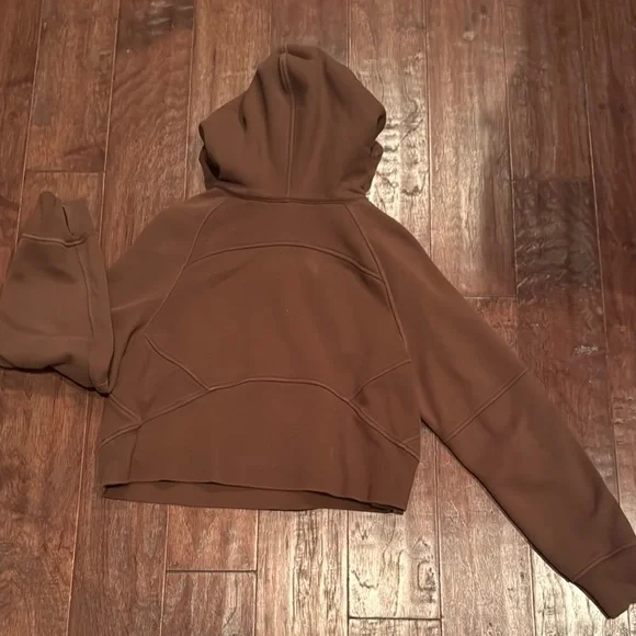 2 Lululemon Cream and Brown Hoodies - Picture 9 of 10